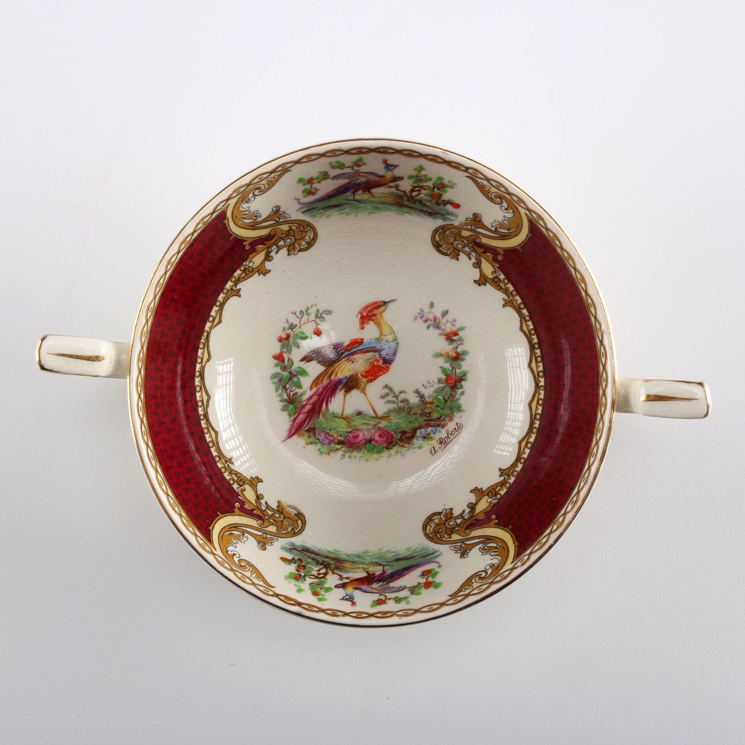 Set of Myott "Chelsea Bird" Vintage Staffordshire China