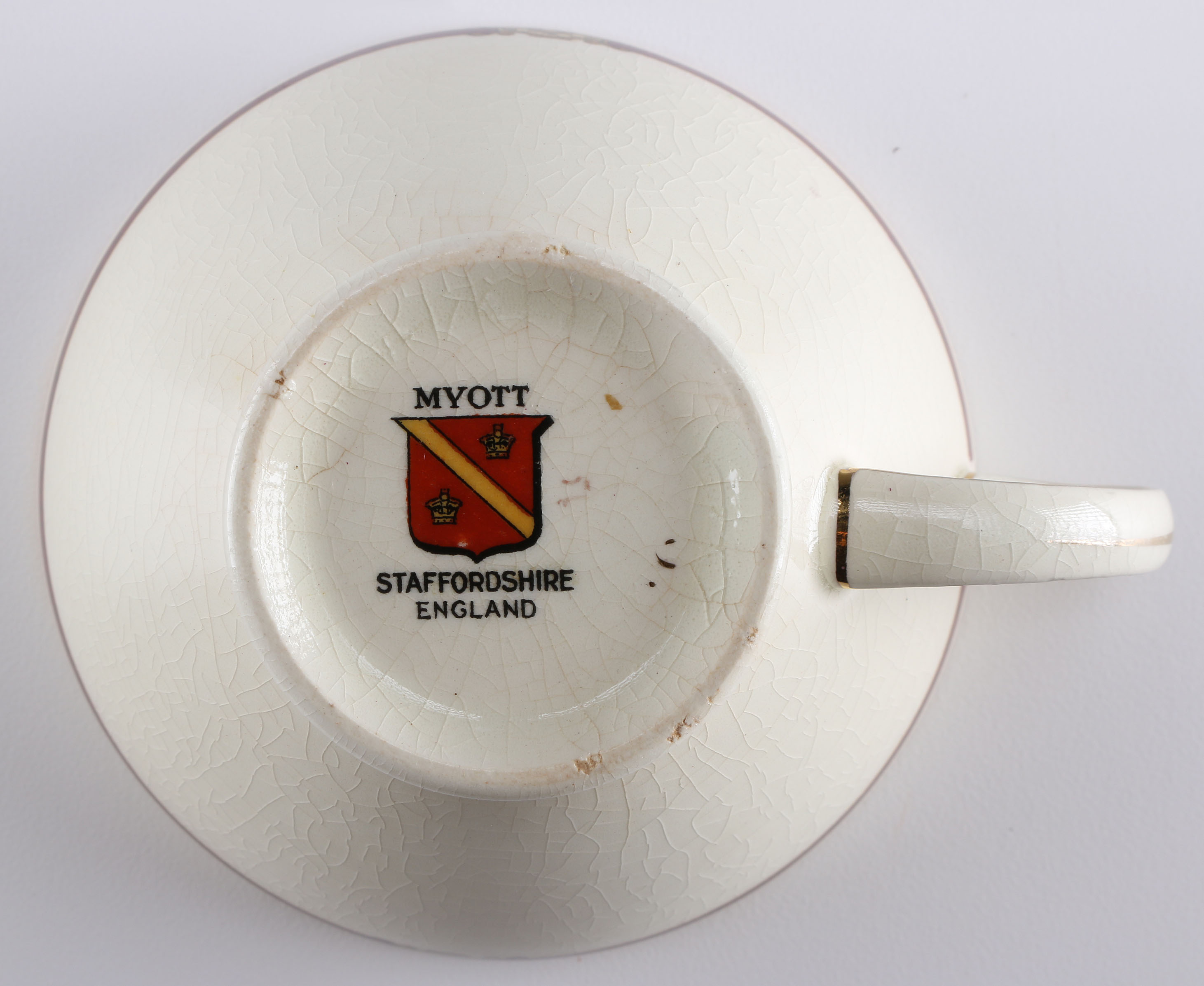 Set of Myott "Chelsea Bird" Vintage Staffordshire China