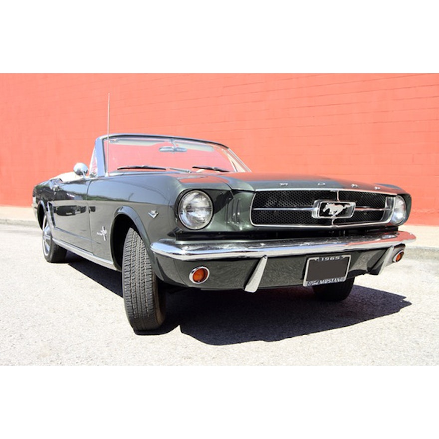 1965 Ford Mustang Ivy Green Convertible with Low Mileage