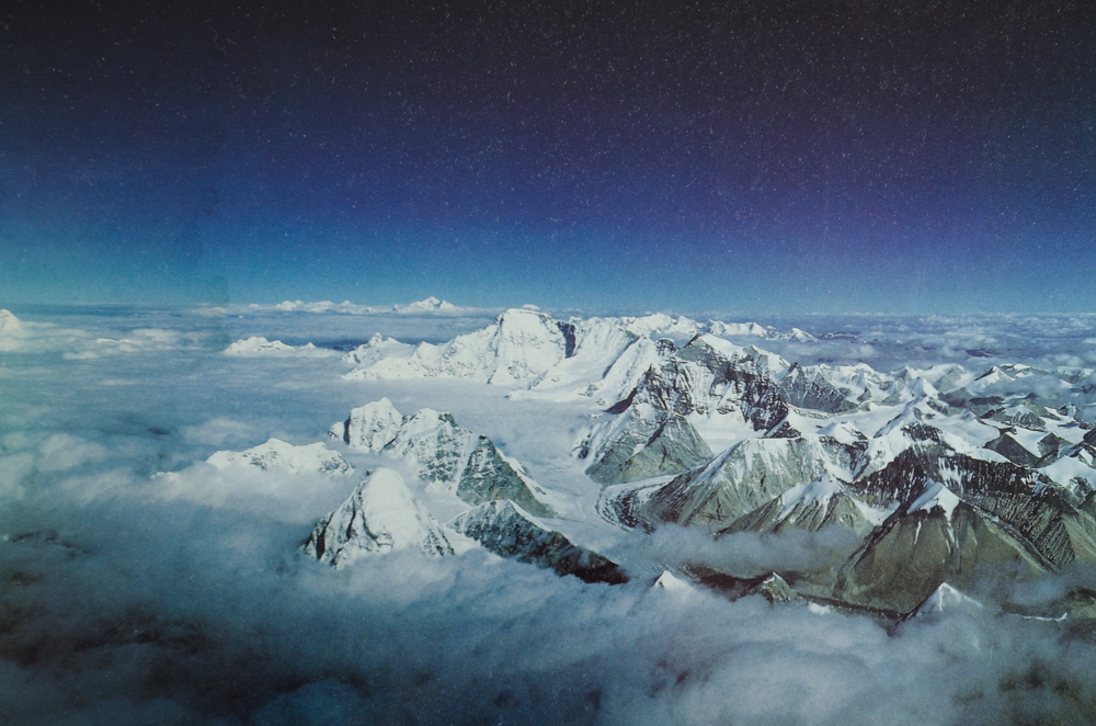 Roderick Mackenzie "The World From The Summit of Mount Everest" Lithograph Print