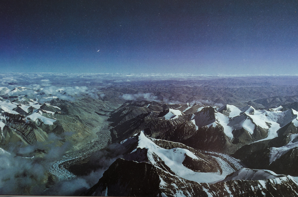 Roderick Mackenzie "The World From The Summit of Mount Everest" Lithograph Print