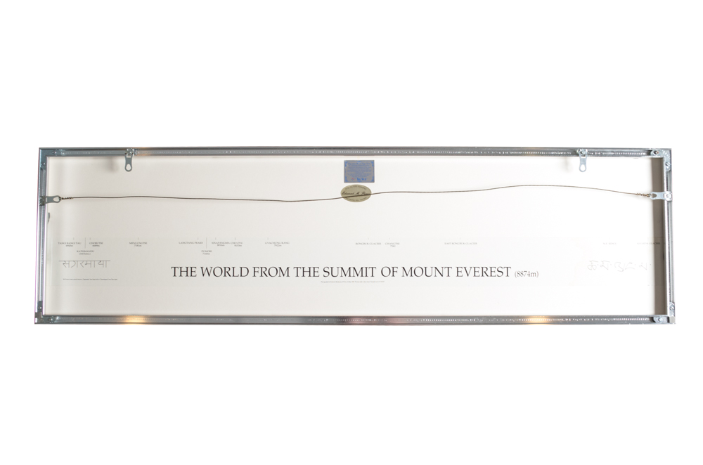 Roderick Mackenzie "The World From The Summit of Mount Everest" Lithograph Print