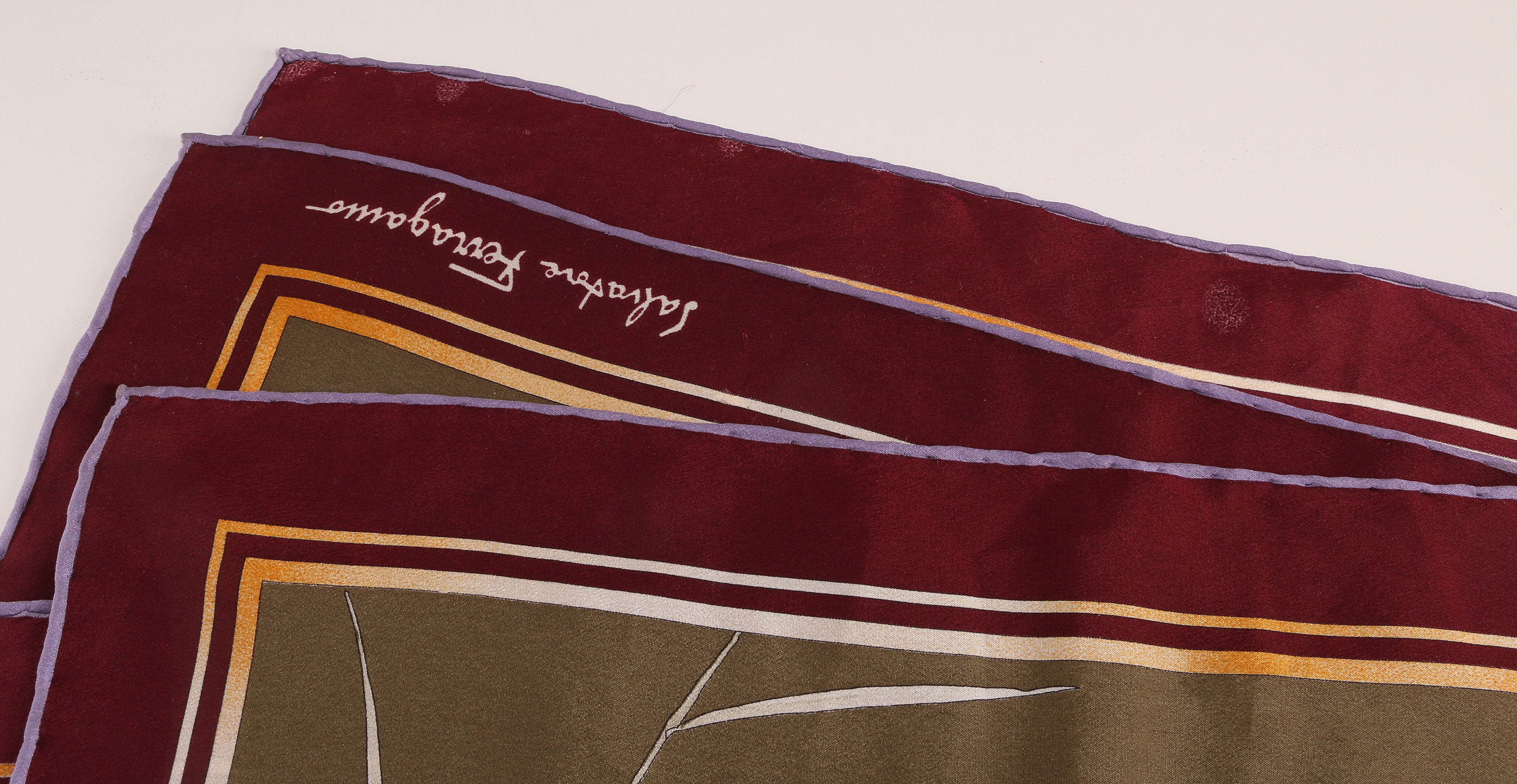 Salvatore Ferragamo Hunting Dog Scarf