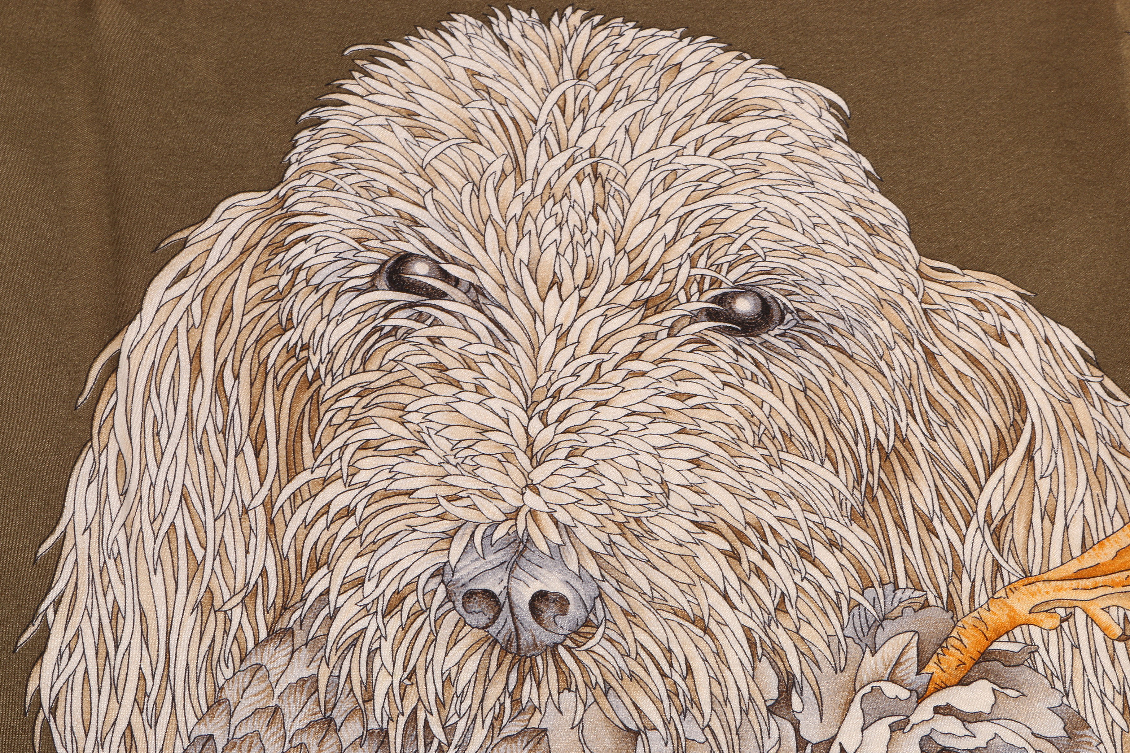 Salvatore Ferragamo Hunting Dog Scarf