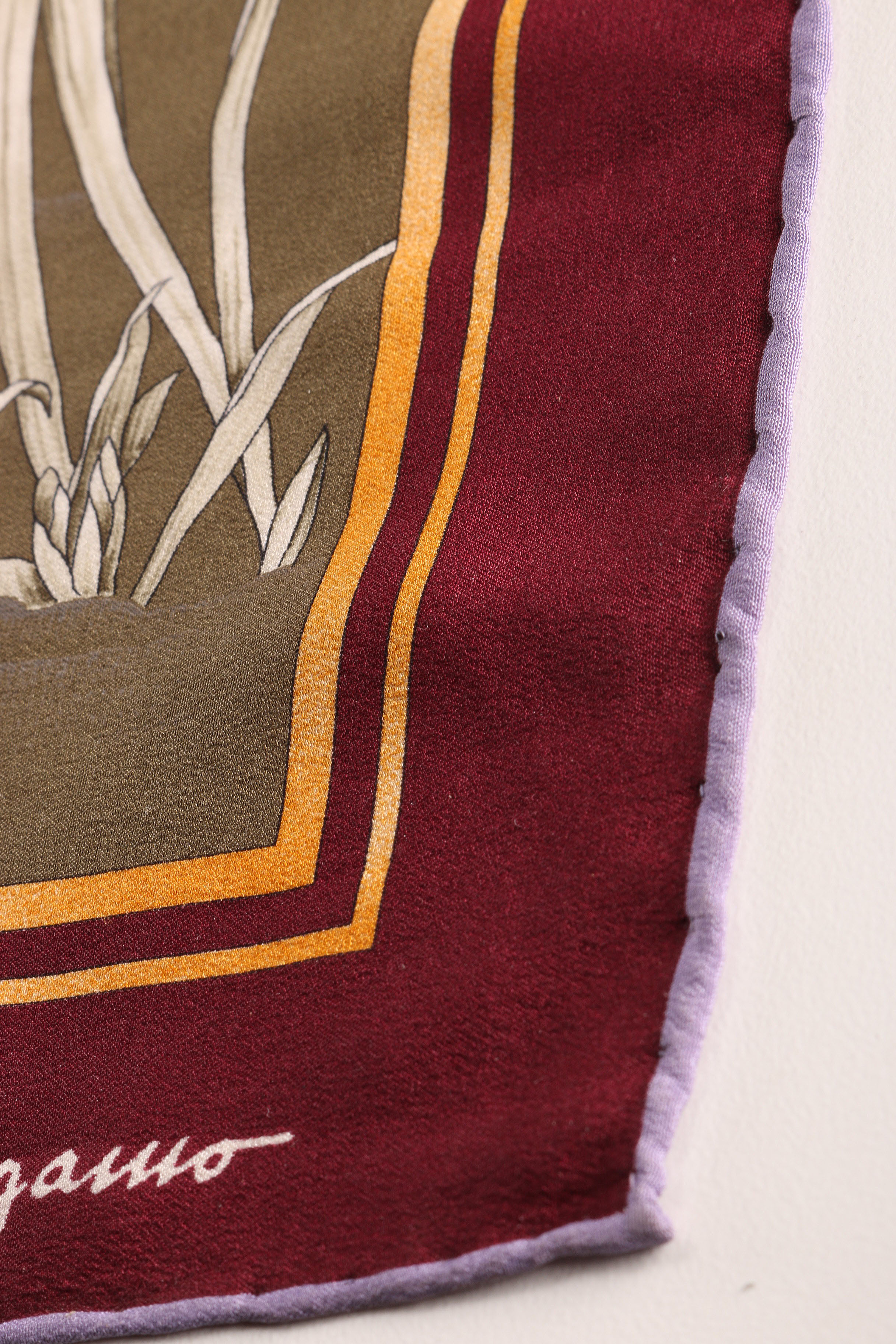 Salvatore Ferragamo Hunting Dog Scarf