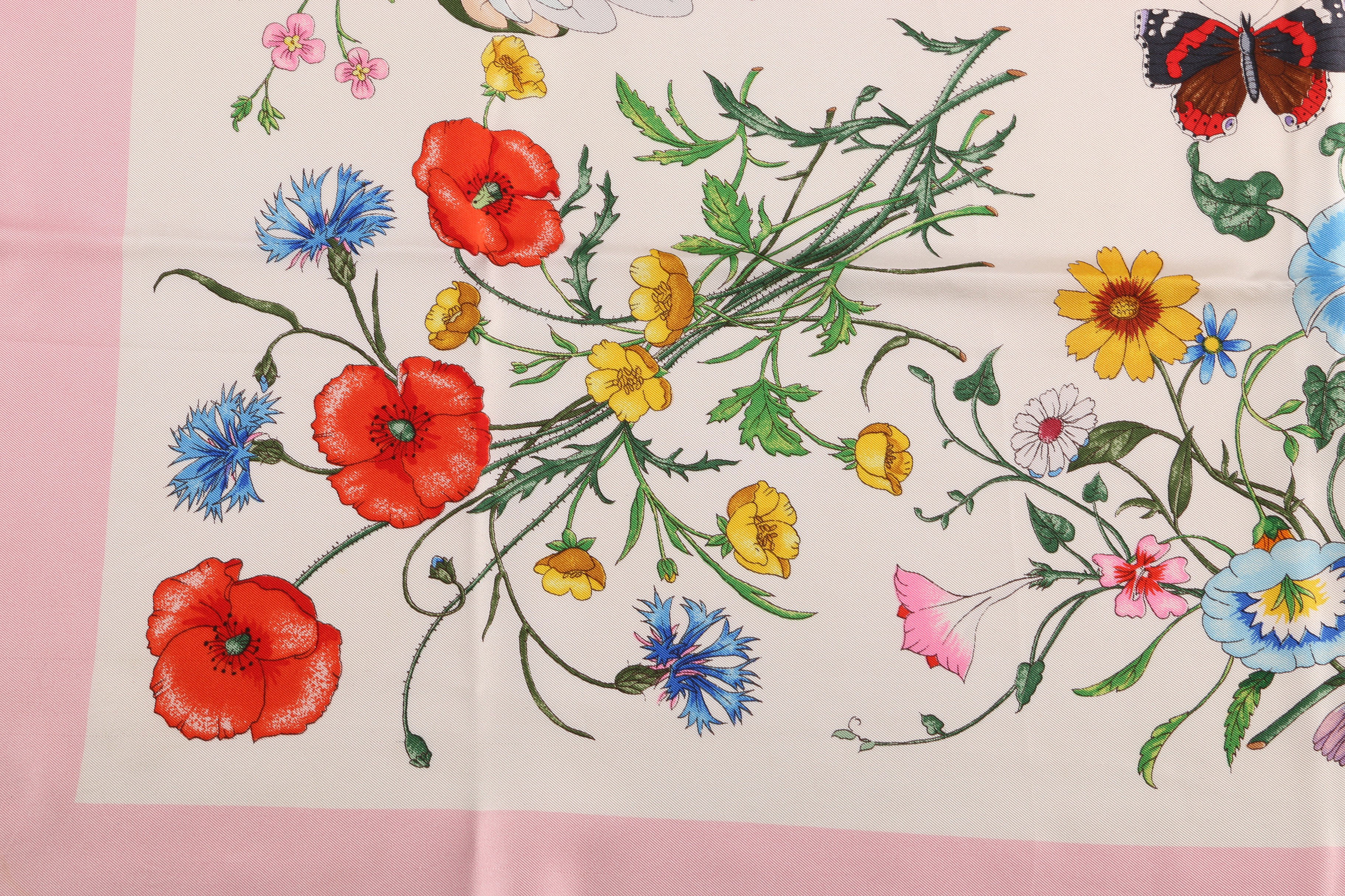 Gucci Floral Scarf