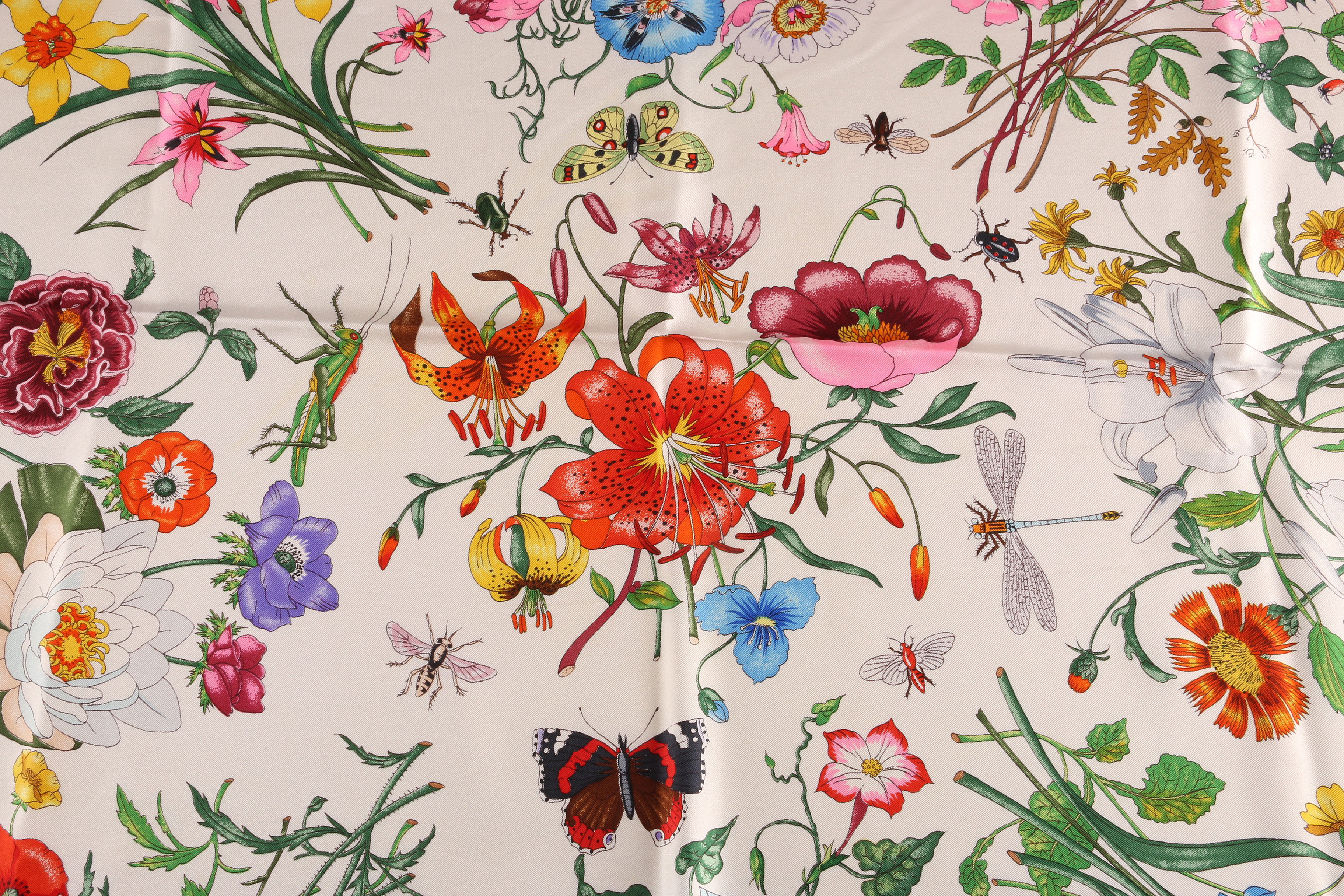 Gucci Floral Scarf