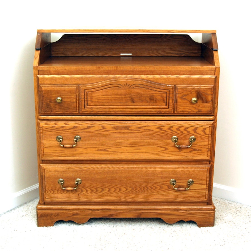 Oak Changing Table