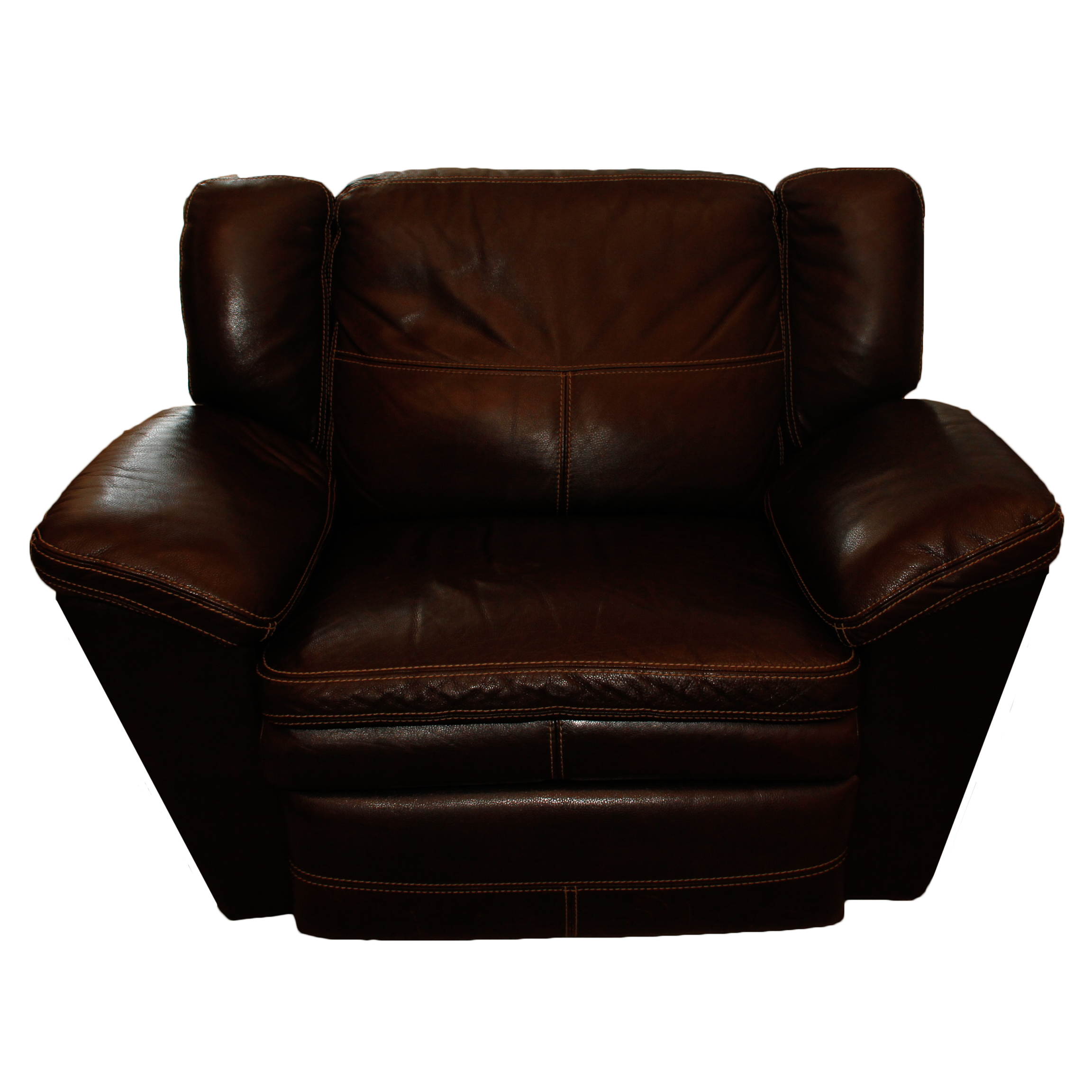 Oversized Leather Chair