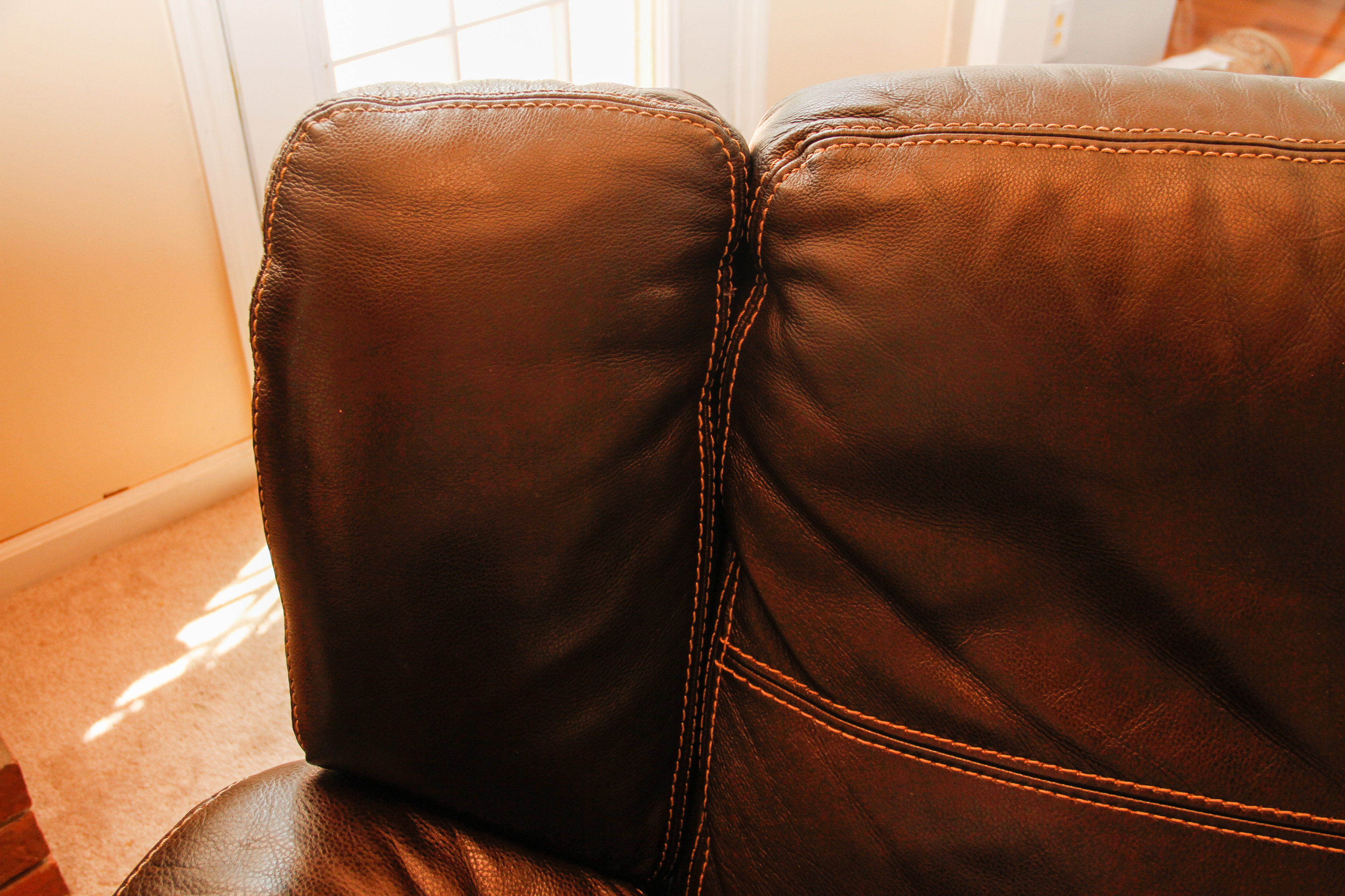 Oversized Leather Chair