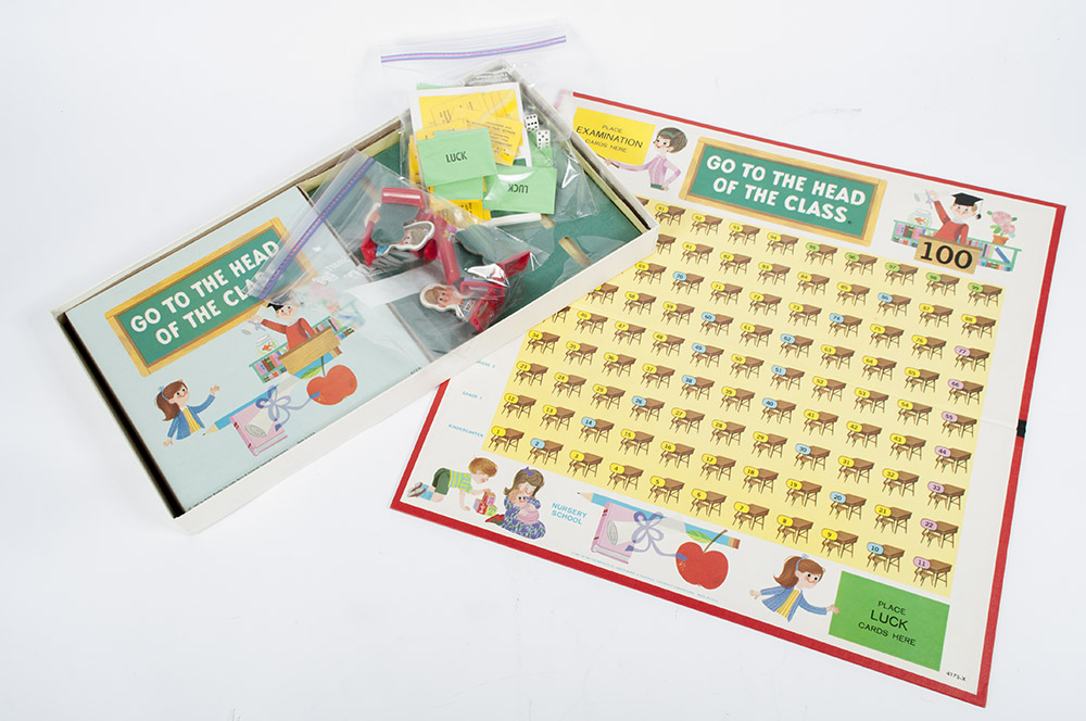"Go to the Head of the Class" Vintage Board Game