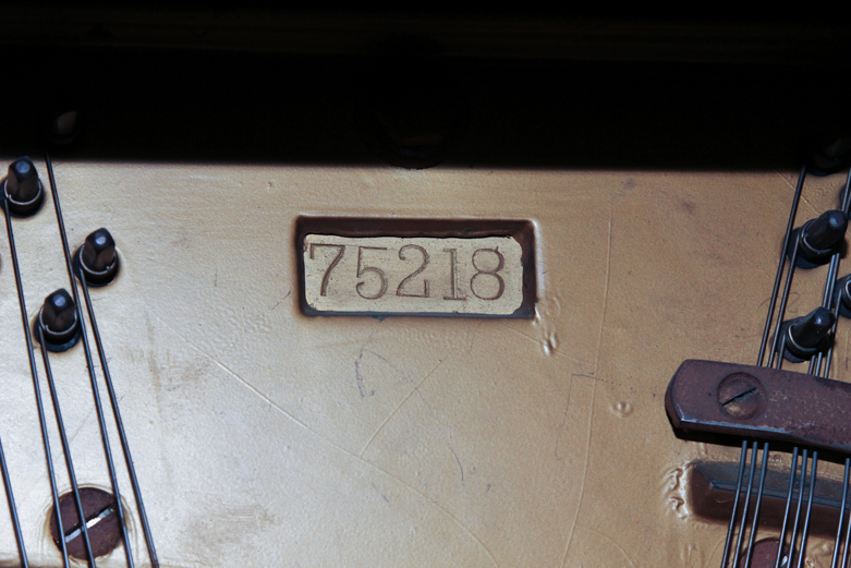 Vintage Upright Piano by Ludwig With Bench