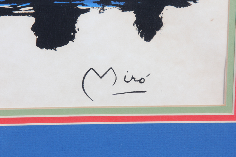 Joan Miro "Sun Eater" Offset Lithograph