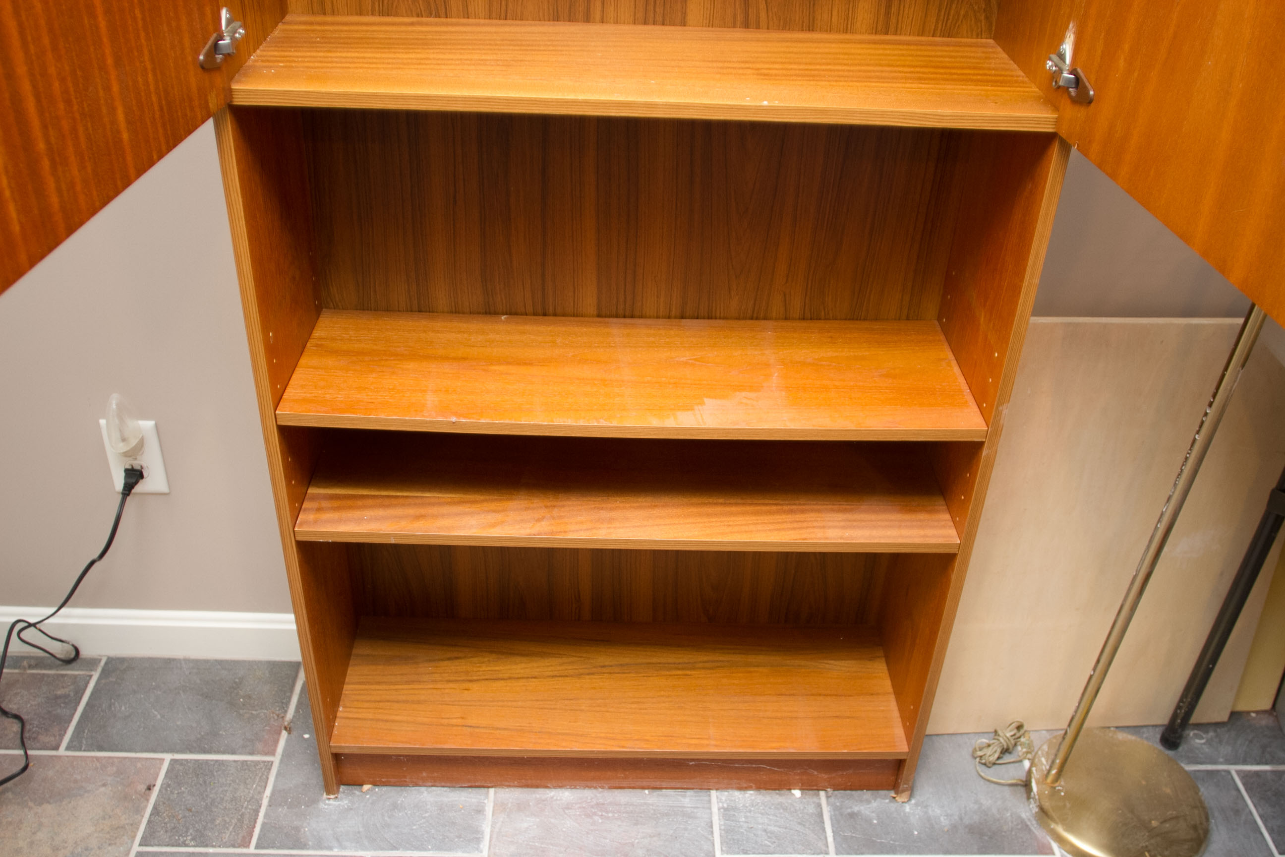 Four Veneer Bookshelves
