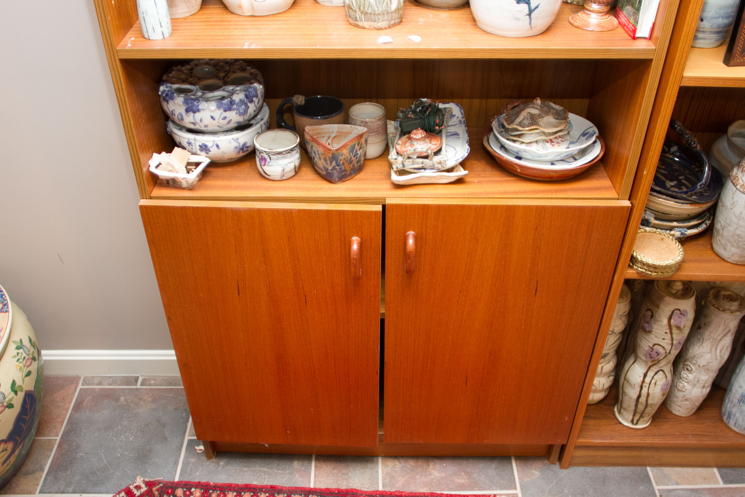 Four Veneer Bookshelves