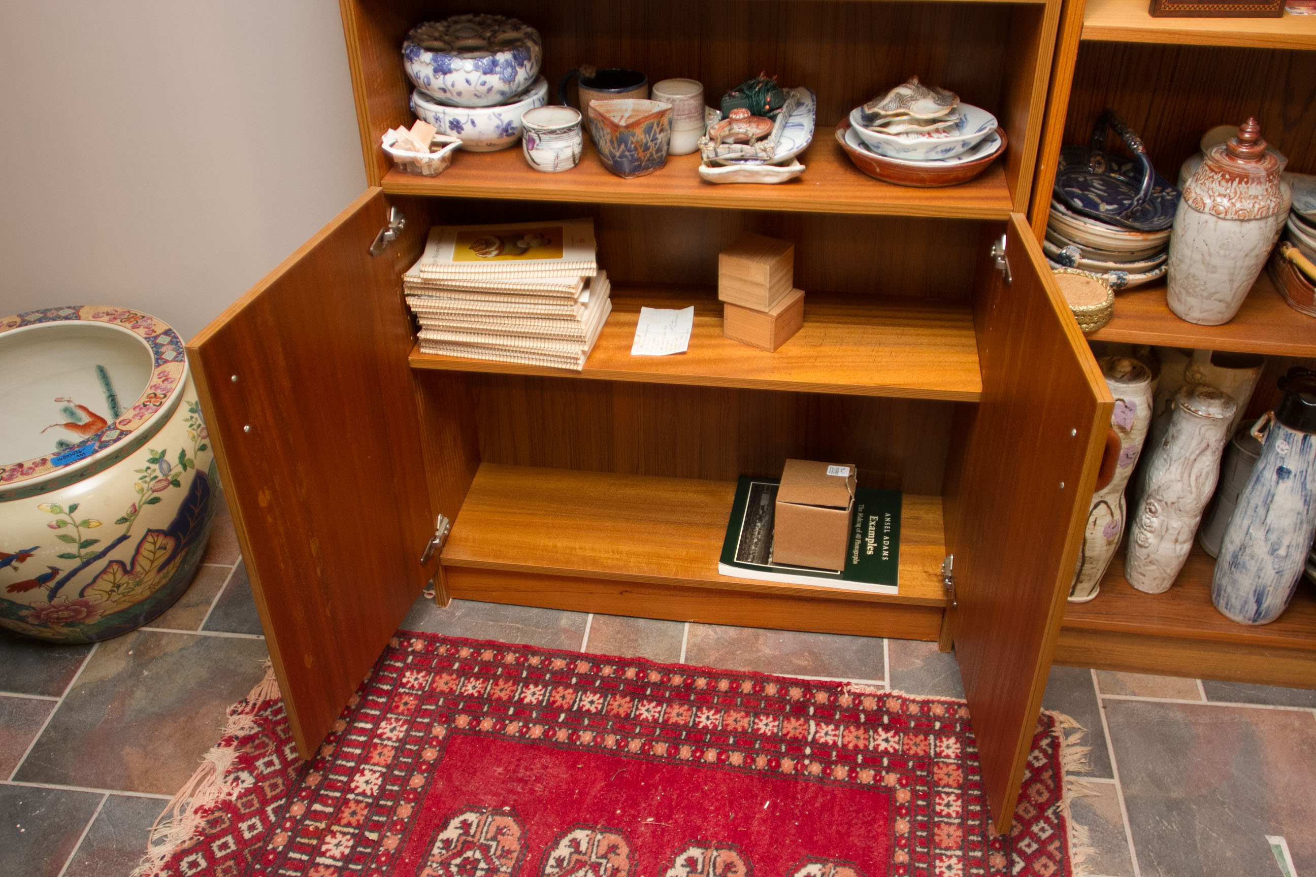 Four Veneer Bookshelves