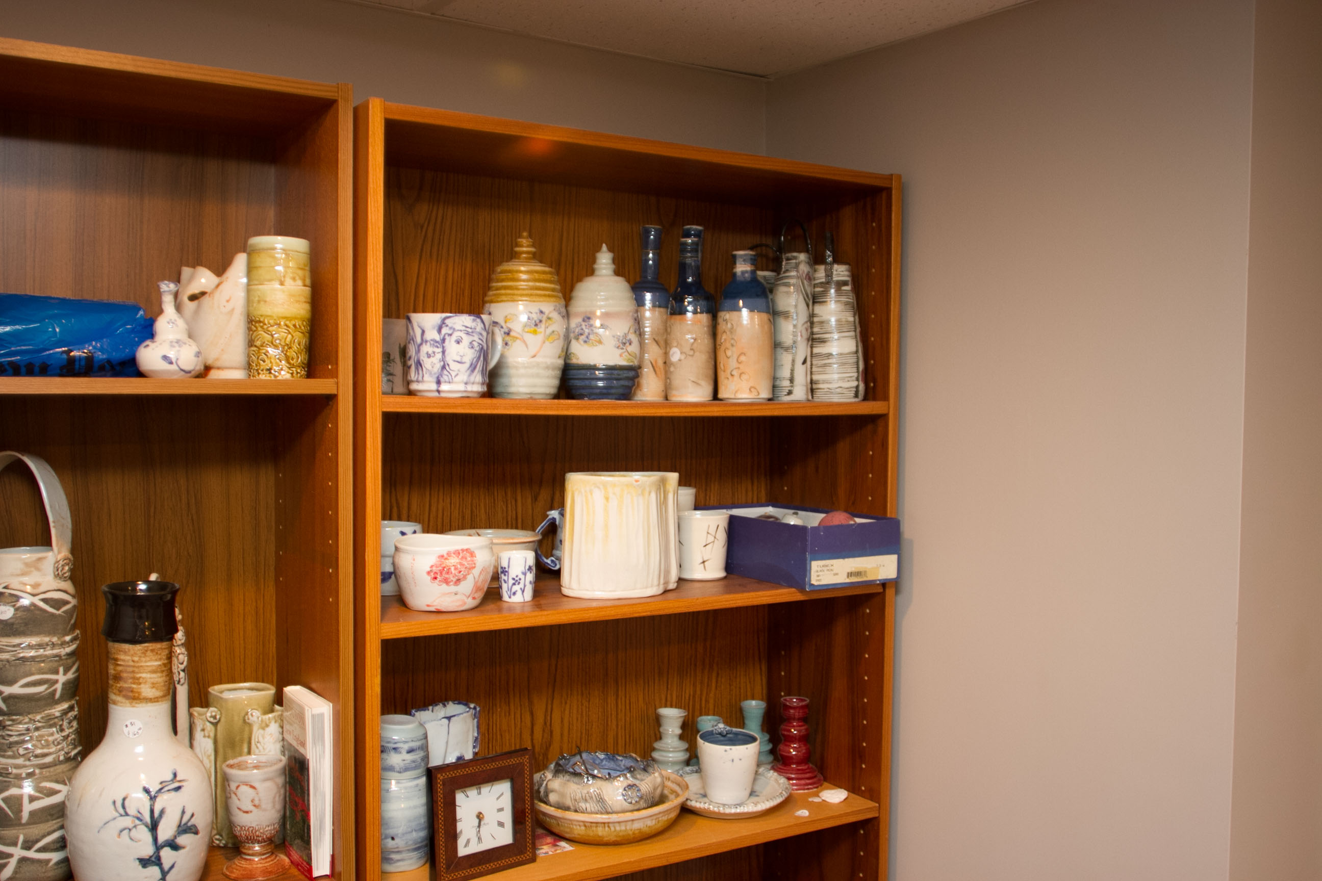 Four Veneer Bookshelves