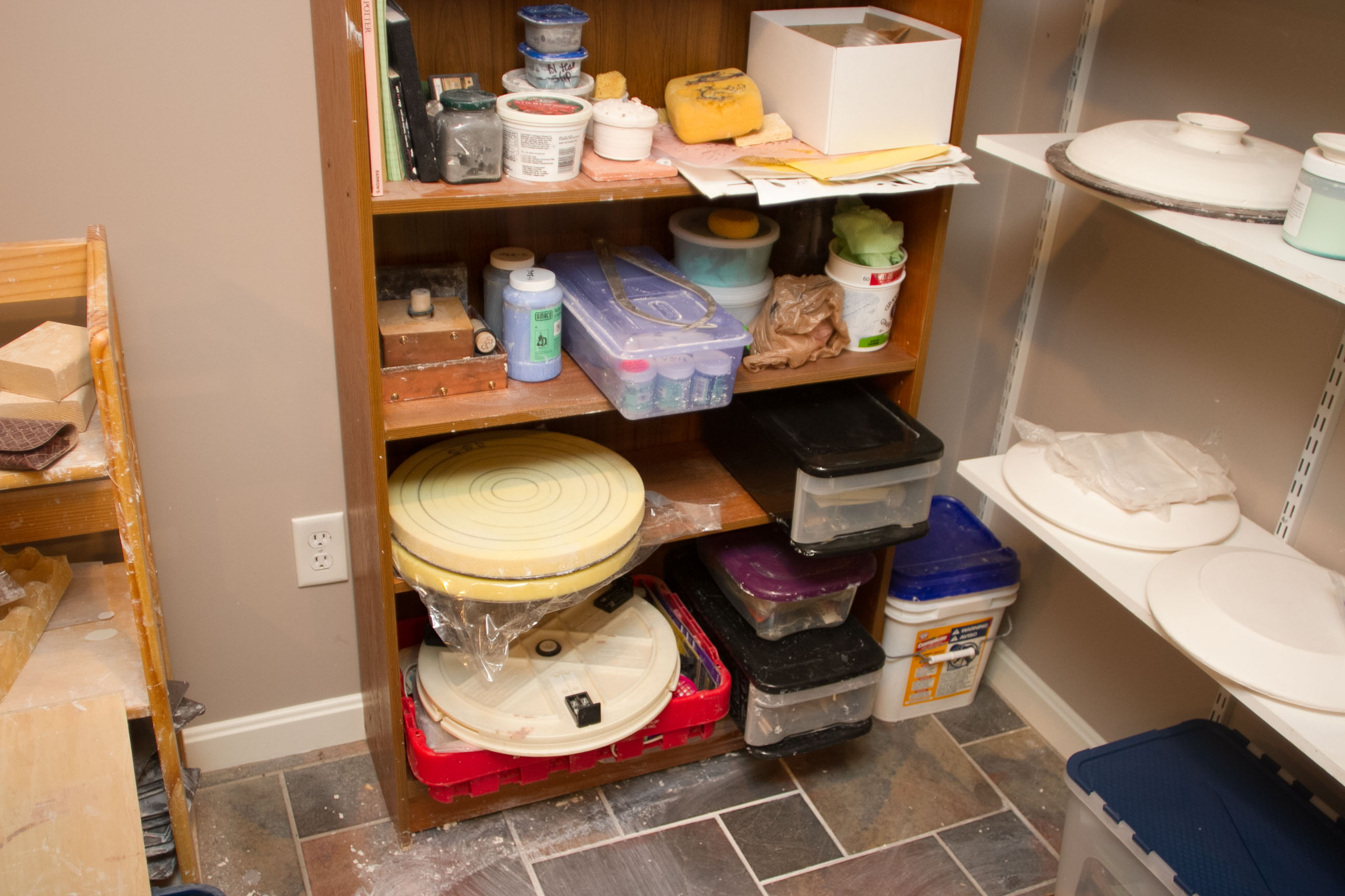 Four Veneer Bookshelves