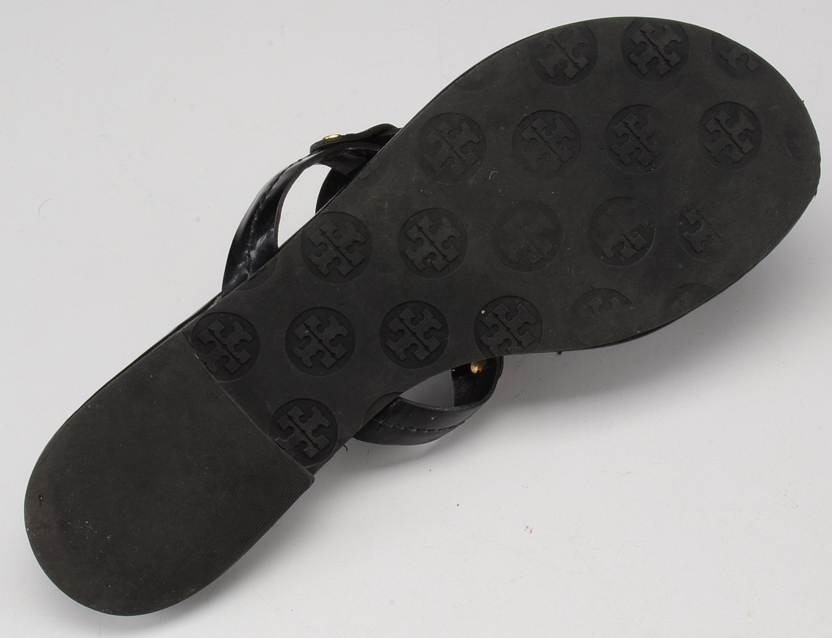 Tory Burch Black Patent Leather Sandals