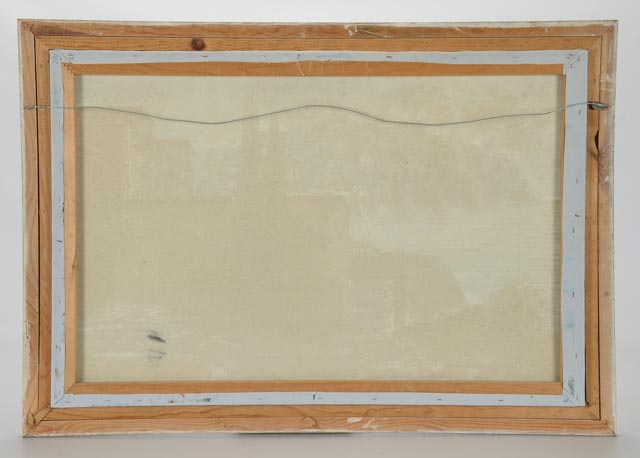 K. Wallis Original Oil on Canvas Coastal Painting