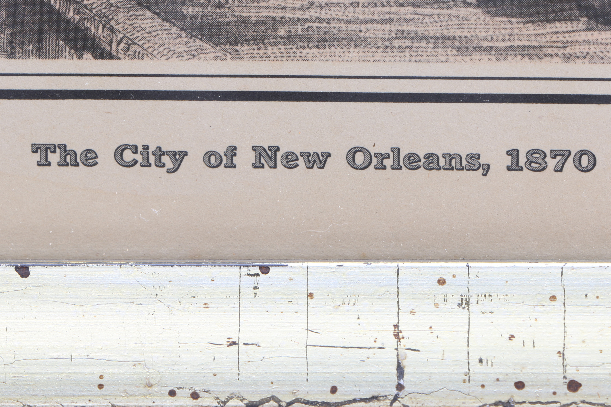 Five Framed Vintage Offset Lithographic Prints of U.S. Cities