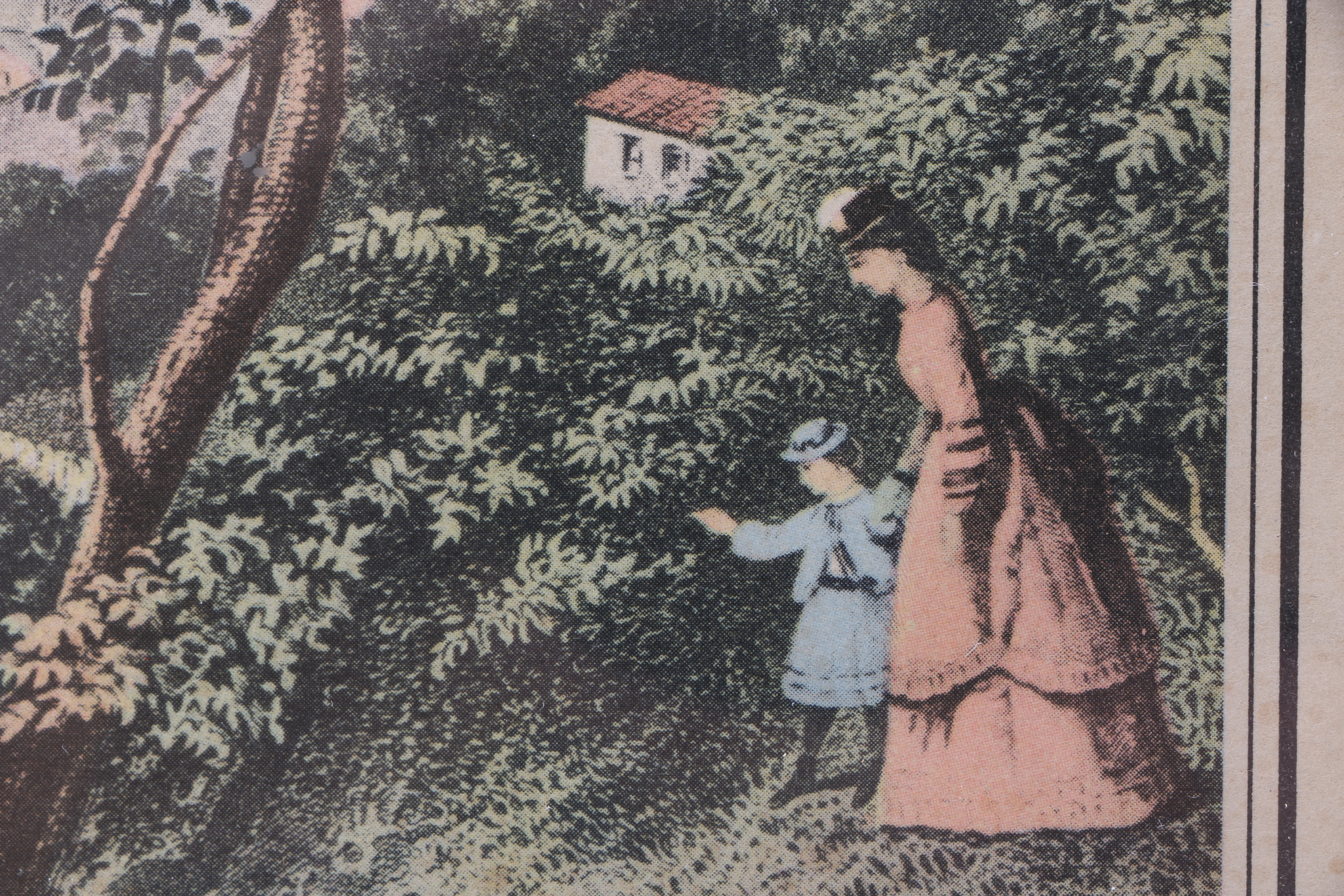 Five Framed Vintage Offset Lithographic Prints of U.S. Cities