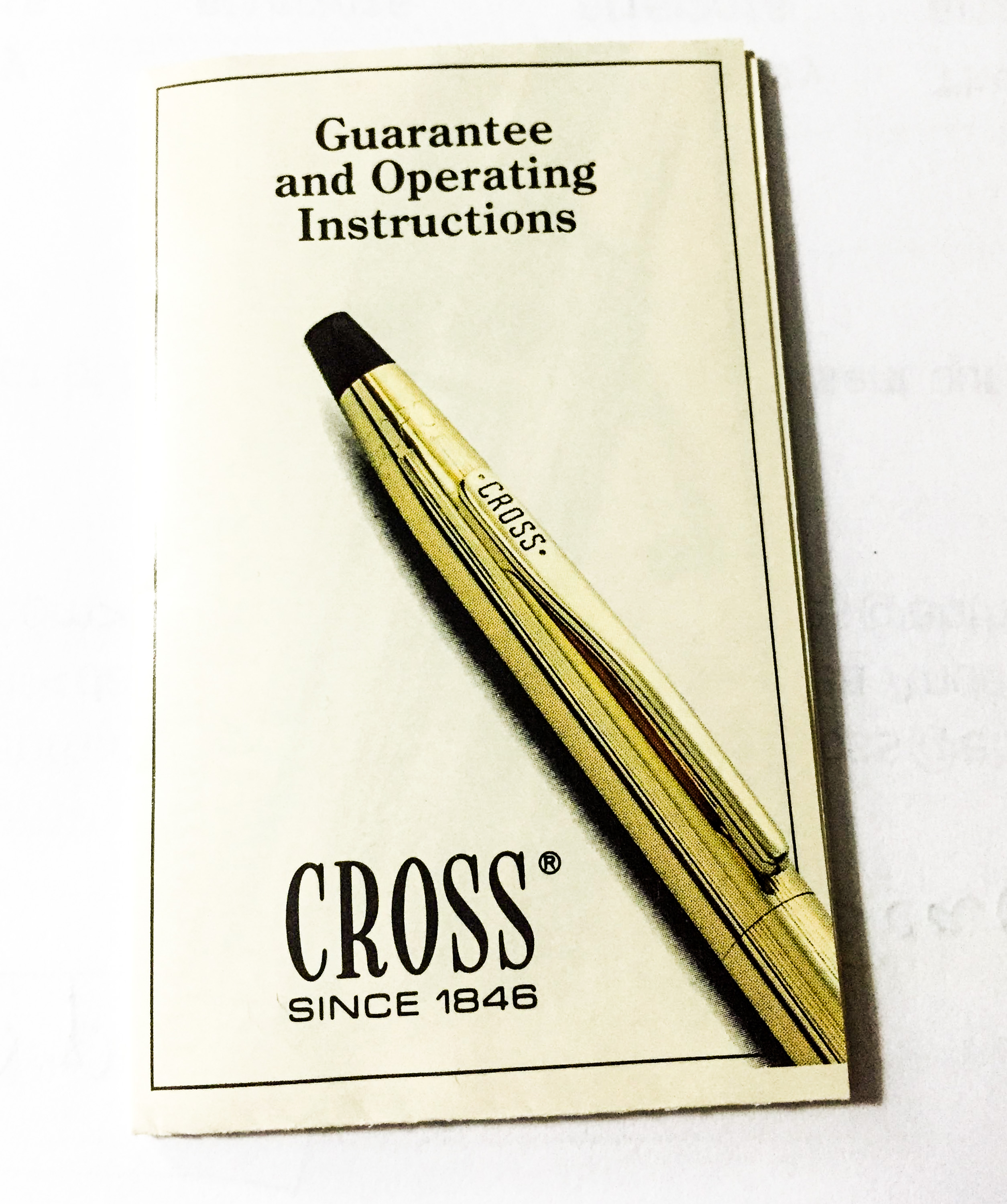 Vintage Cross 14k Gold Filled Pen and Pencil Set