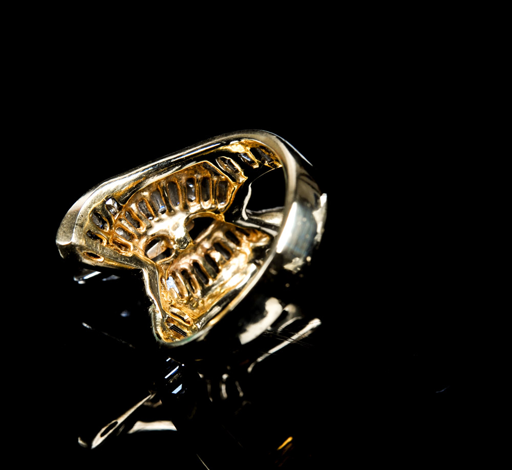 14K Yellow Gold 2.85CTW Diamond Ring