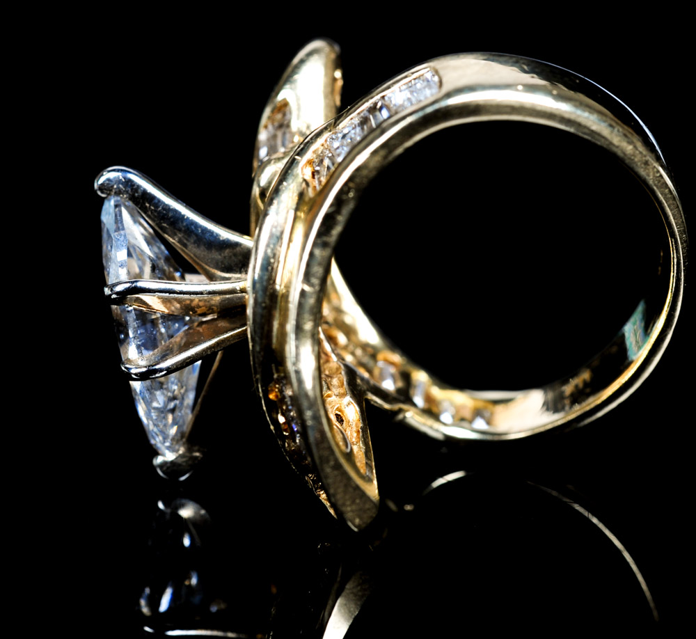 14K Yellow Gold 2.85CTW Diamond Ring