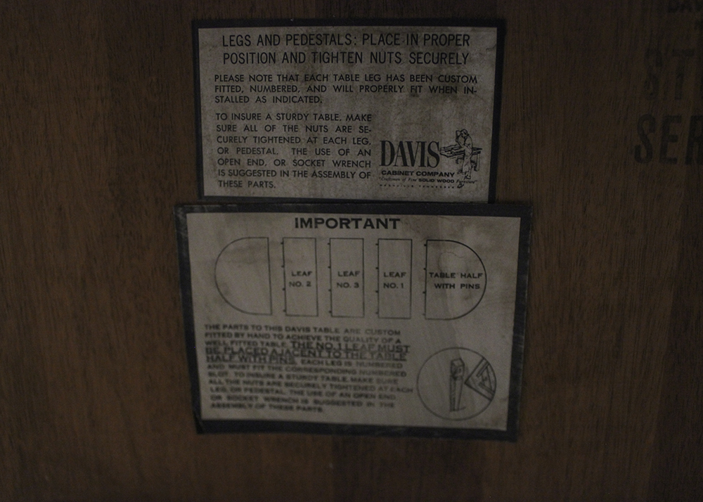 Davis Cabinet Co. Walnut Queen Anne Dining Table and Twelve Chairs