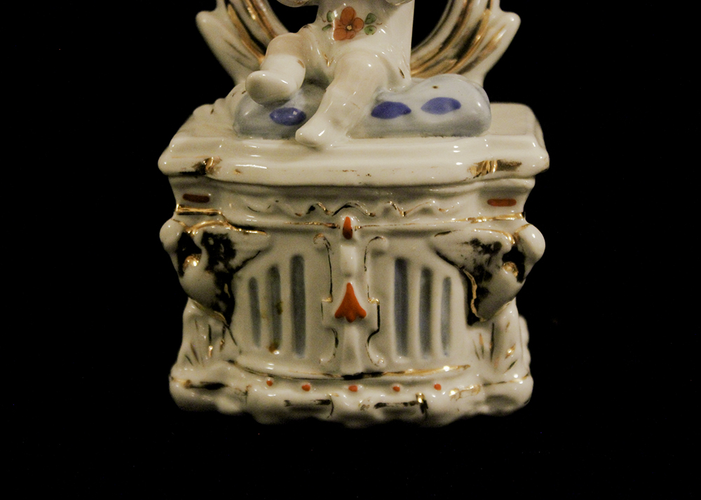 Antique Victorian and Art Deco Porcelain Clown Pair