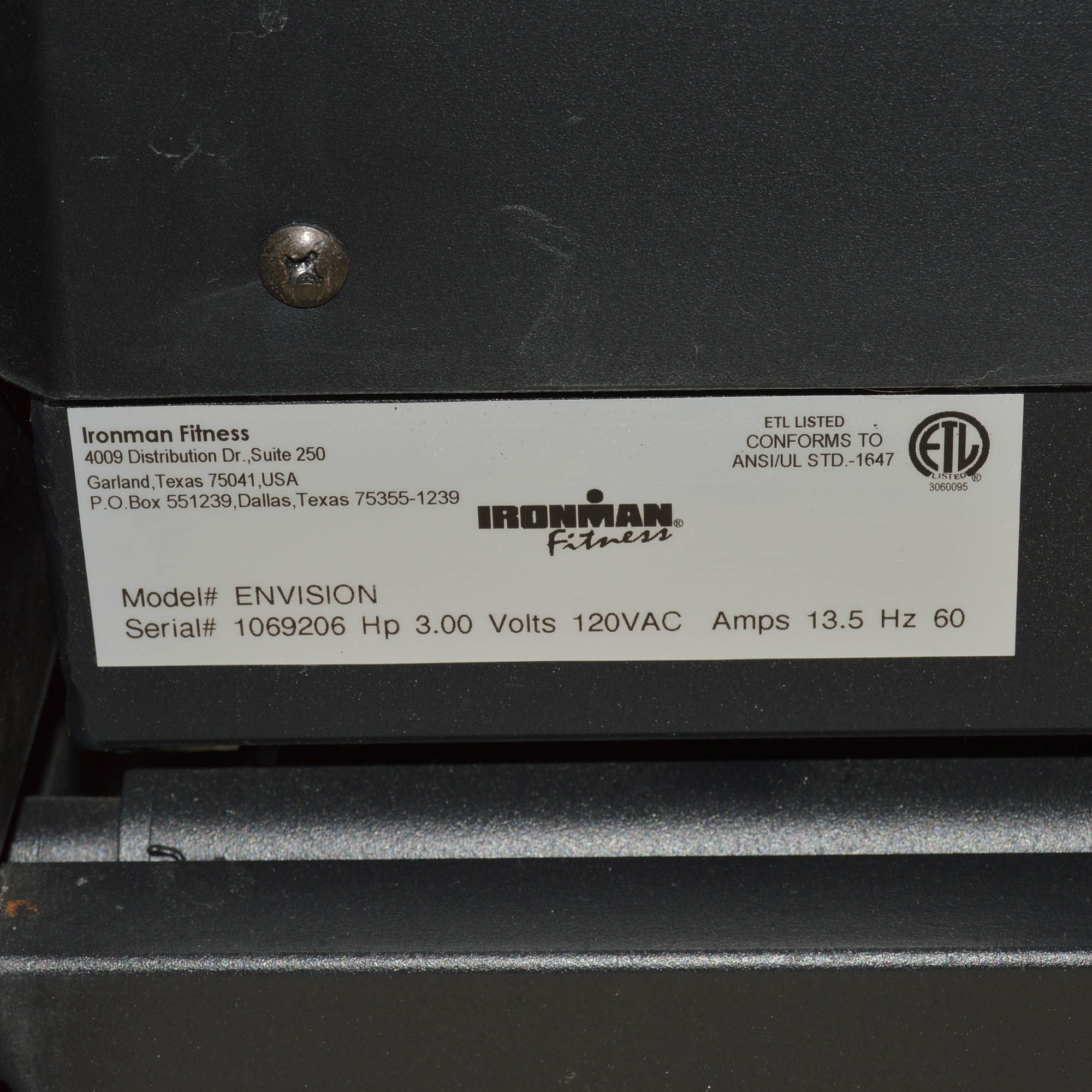 Ironman Fitness Envision Treadmill