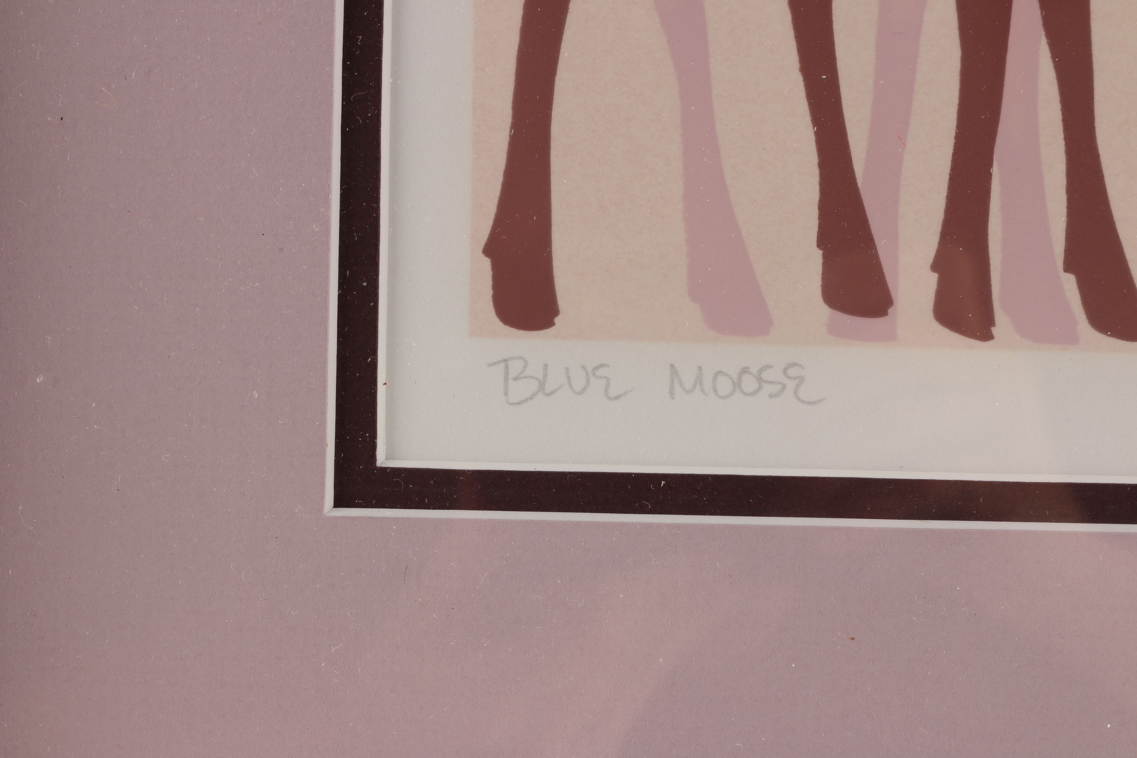 1986 Framed Serigraph by Carolee Pollock