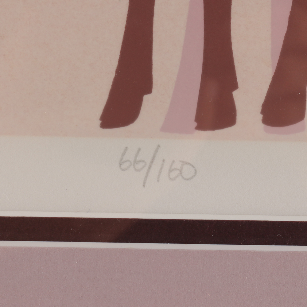 1986 Framed Serigraph by Carolee Pollock