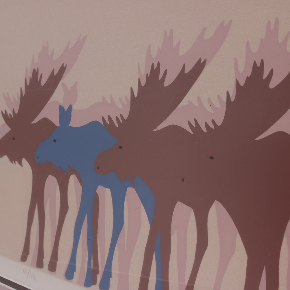 1986 Framed Serigraph by Carolee Pollock