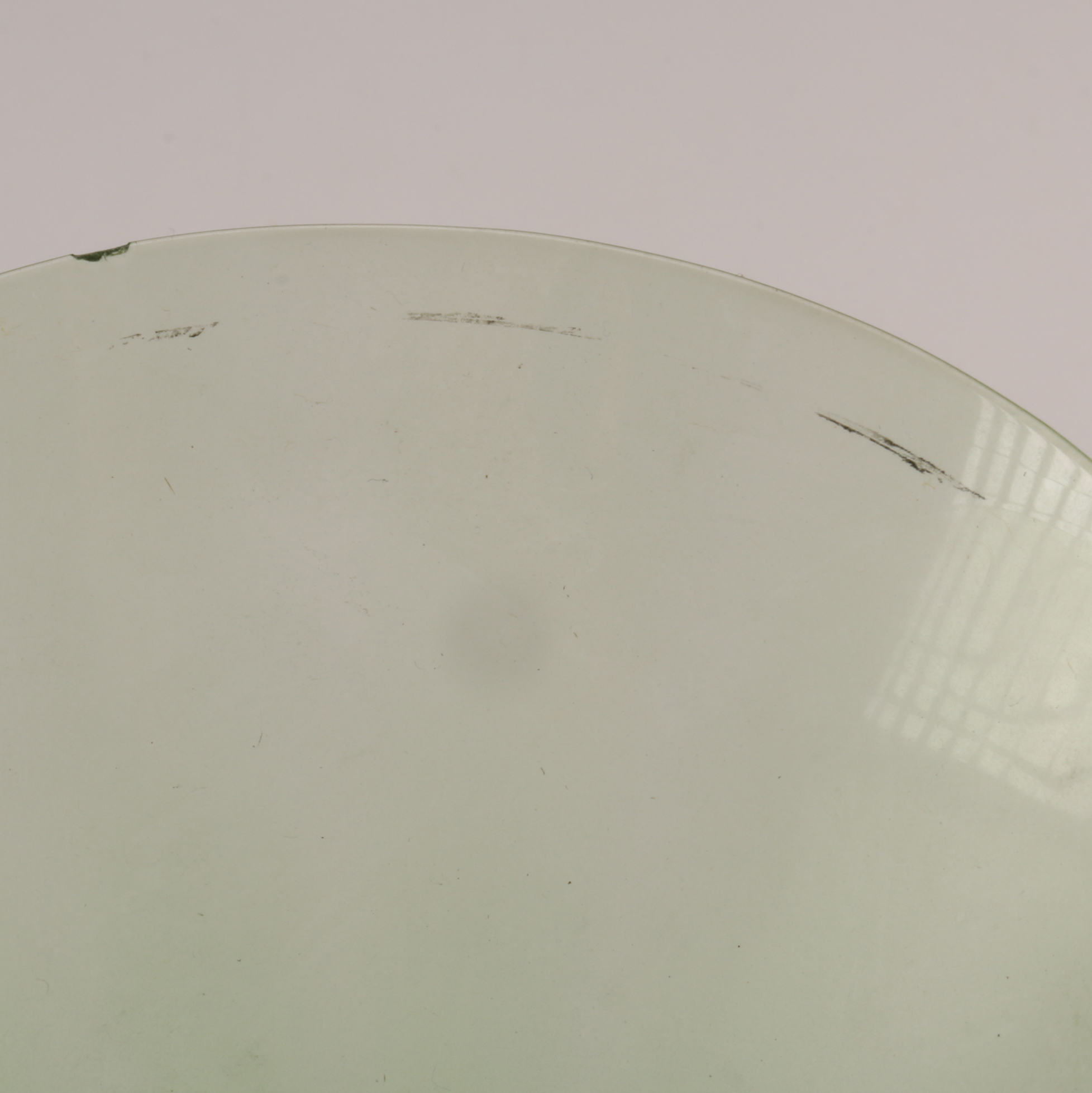 Optic Twist Green Depression Glass with Other Elegant Green Glassware