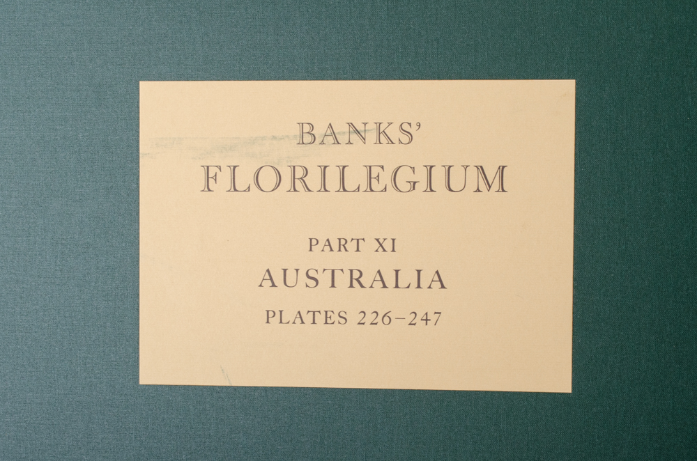 Banks' Florilegium Limited Edition "Part XI: Australia Plates 226-247" Engravings