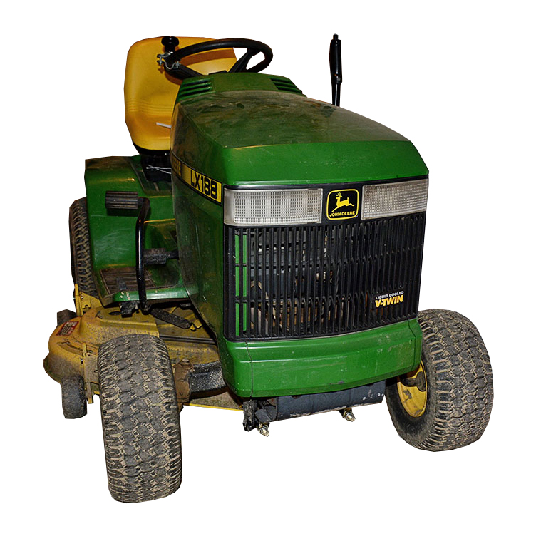 John Deere LX188 Riding Lawn Mower with Piranha 44" Mulching Deck