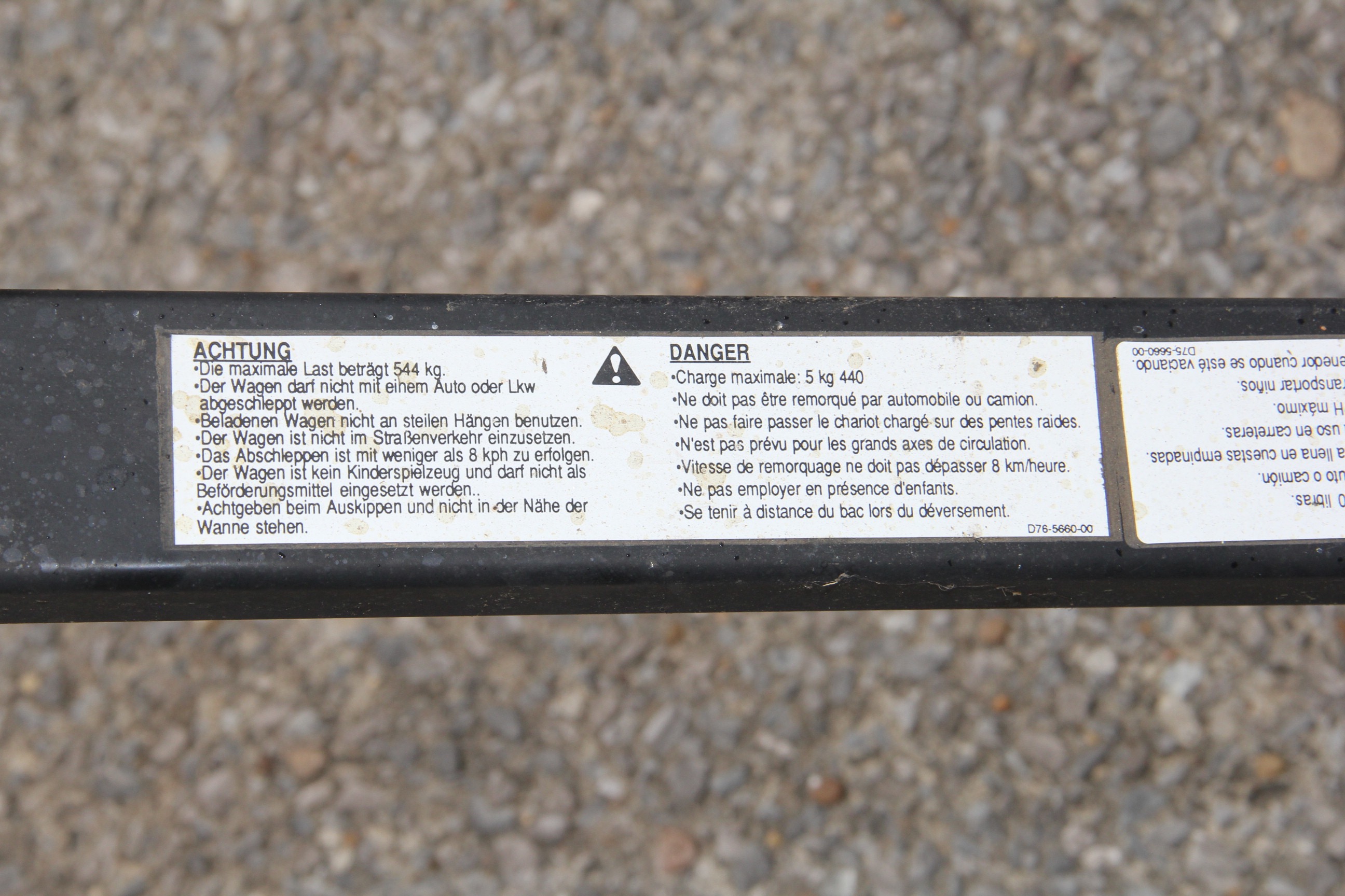 Outdoor Rubbermaid Dump Wagon