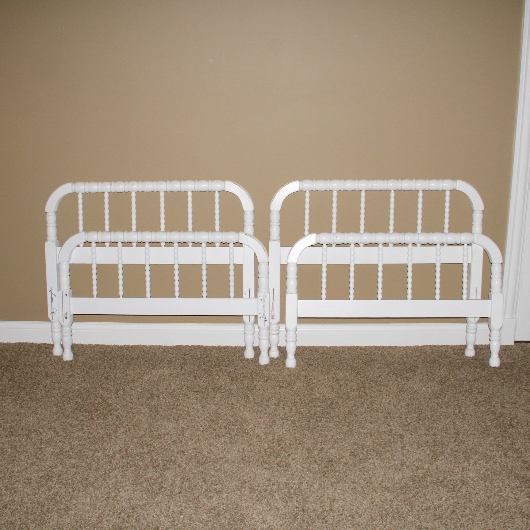 Two Twin Headboards and Footboards