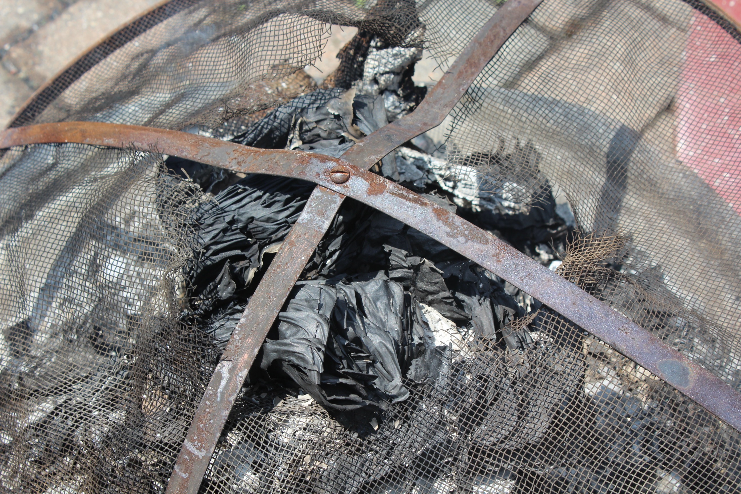 Fire Pit and Wheelbarrow