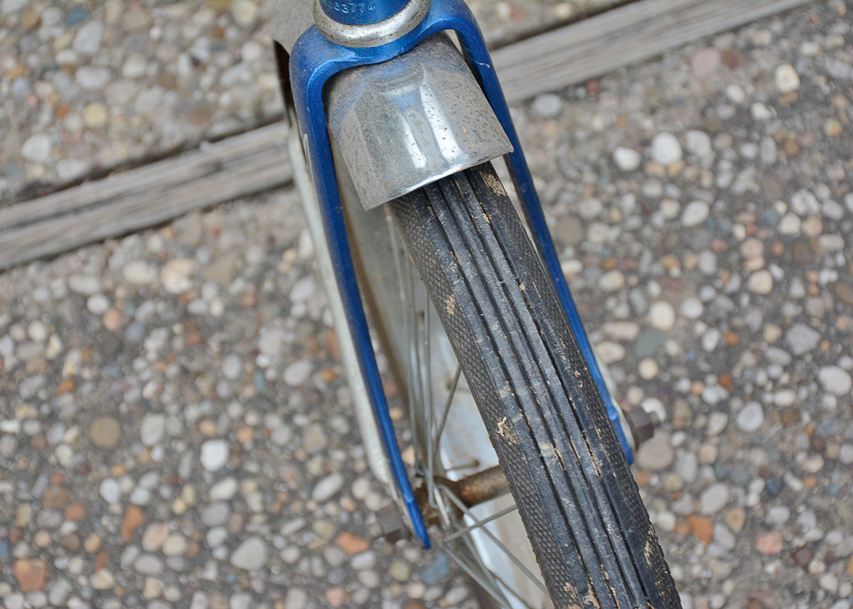 Vintage Blue Schwinn Pixie Child's Bicycle with Training Wheels