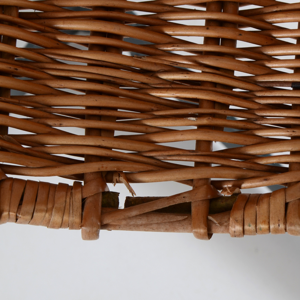 Hanging Wicker Egg Chair on Stand