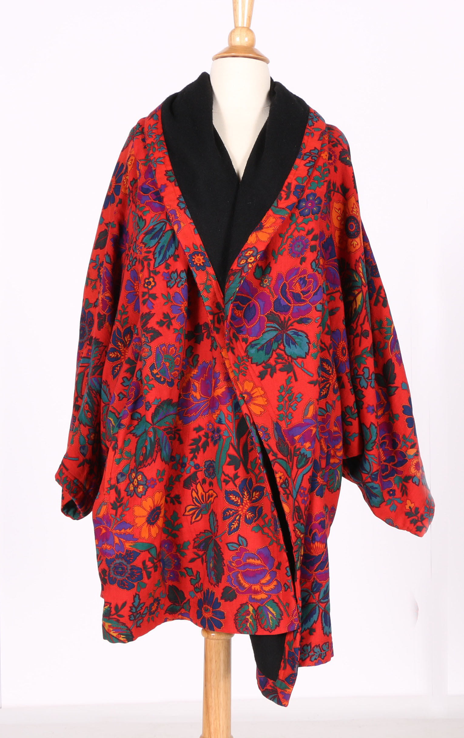 1980s Wool Italian Dolman Sleeve Cocoon Sweater