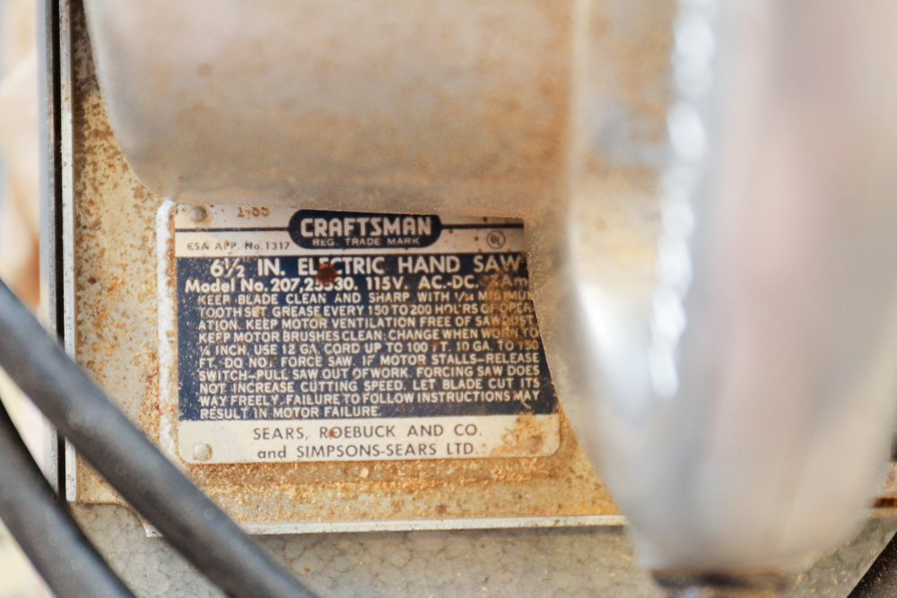 Vintage Craftsman Circular Saw