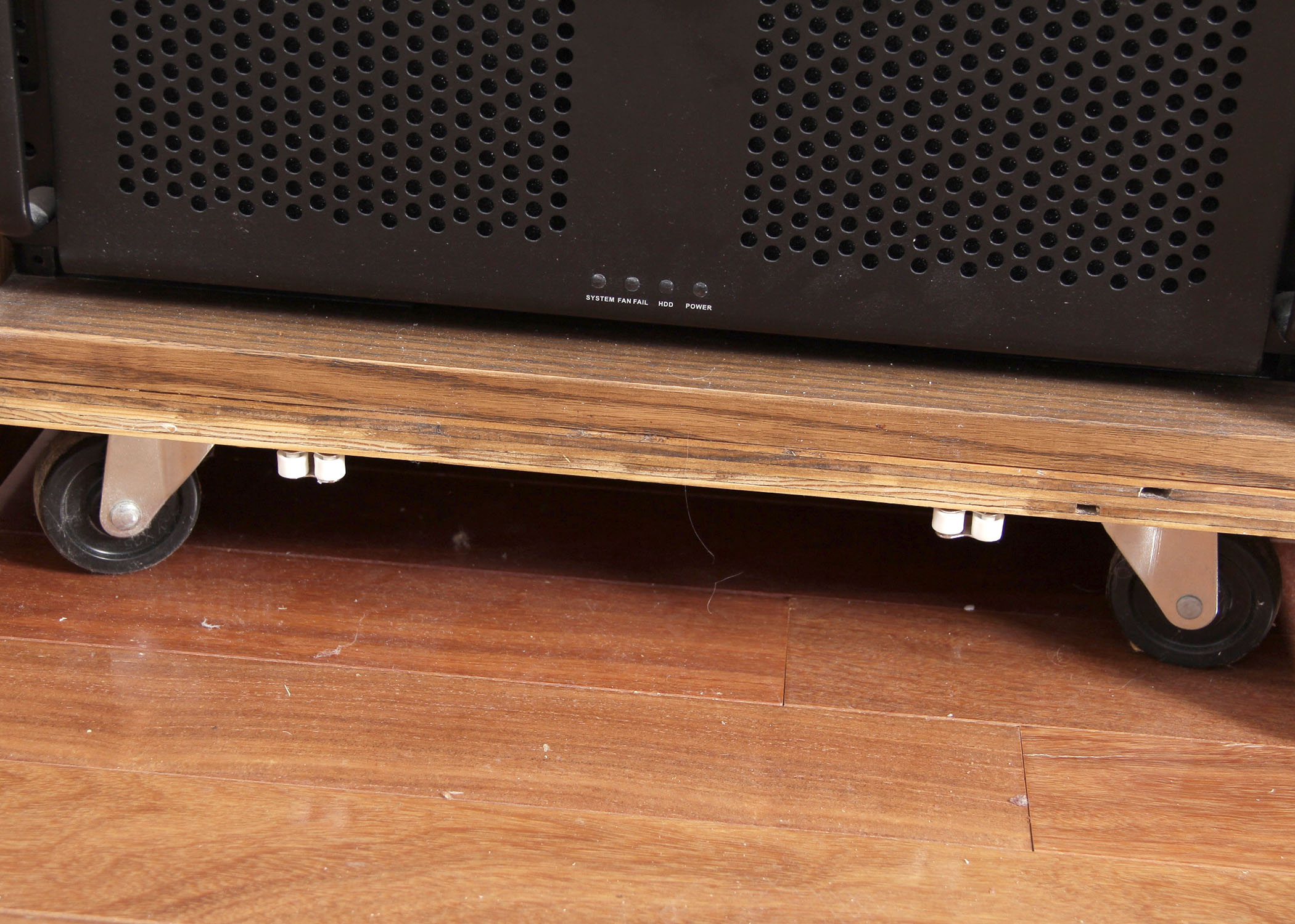 Yamaha MIDI Rack, AKAI Digital Sampler In Custom Wooden Cabinet