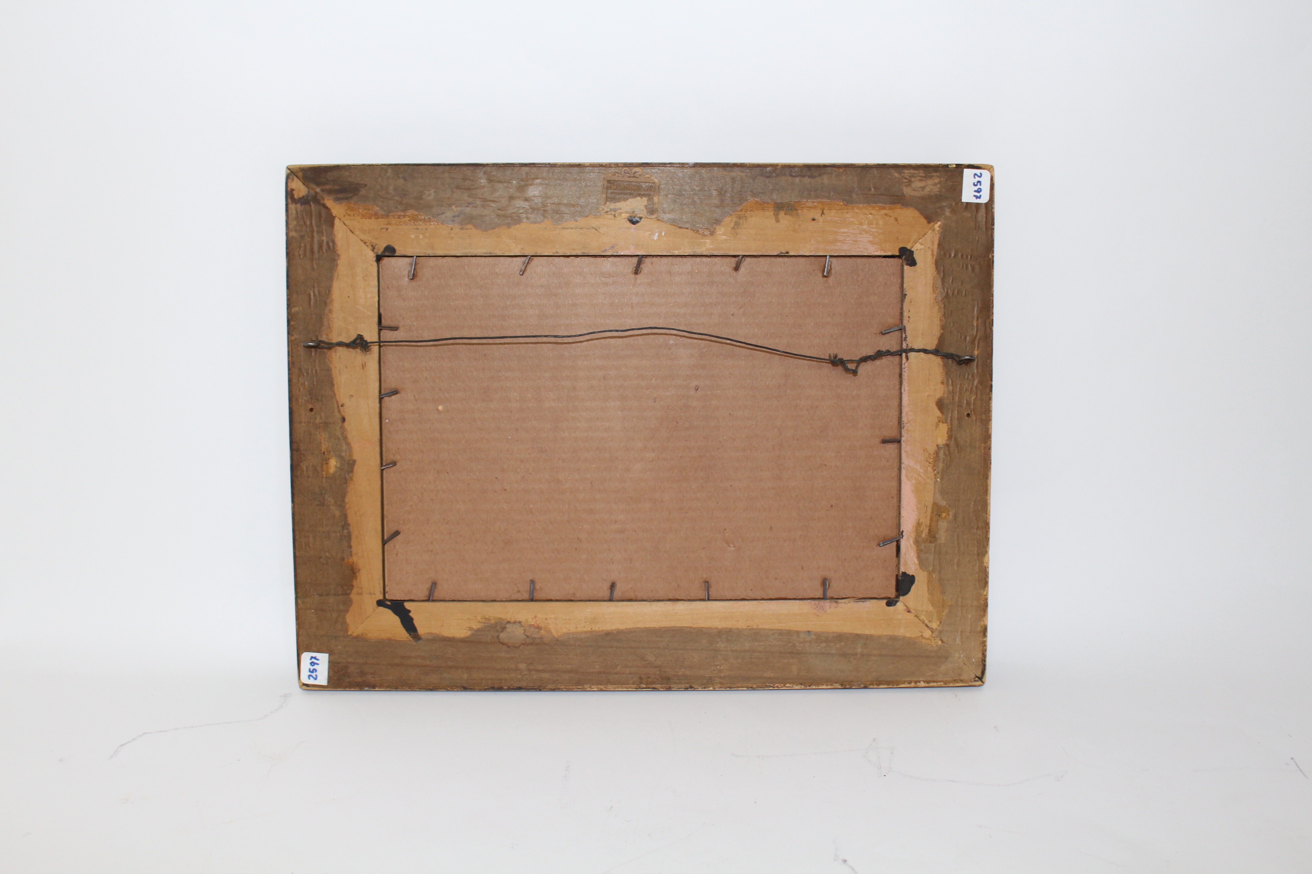 Cattle and Dog Oil Painting by William Johnston