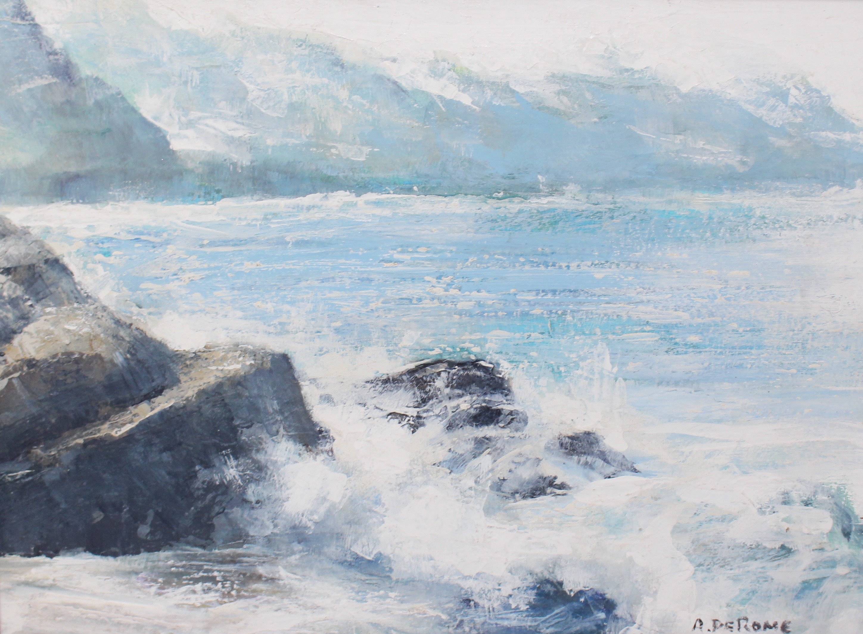 Seascape Oil Painting by Albert DeRome