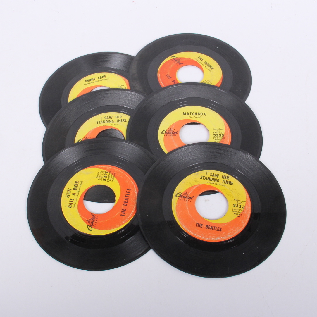 Beatles Vintage 45 Record Collection