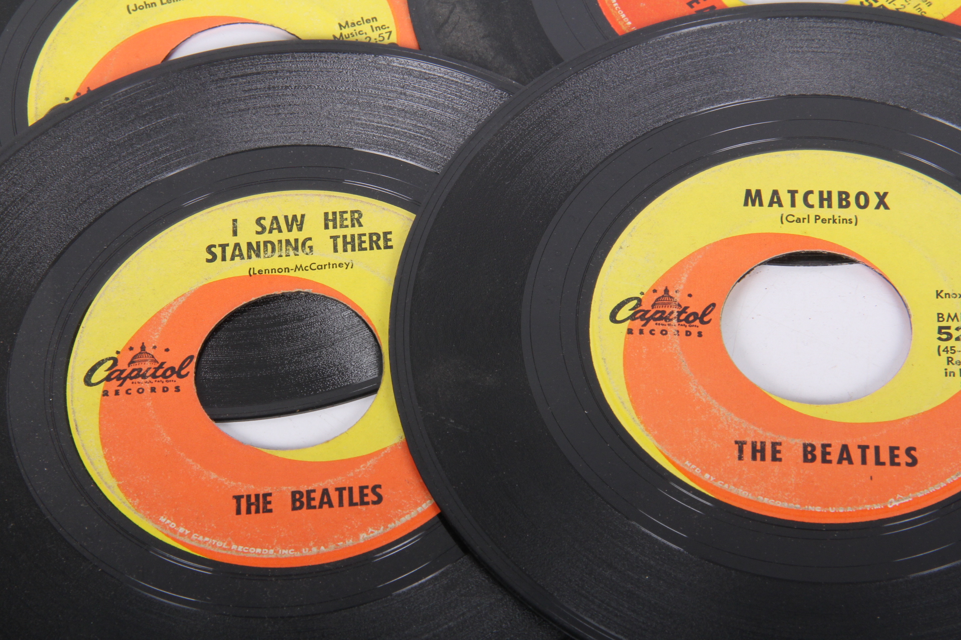 Beatles Vintage 45 Record Collection